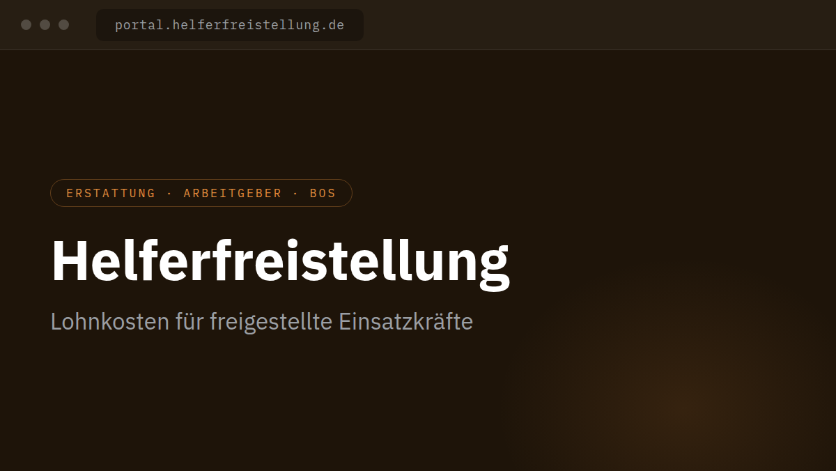 Vorschau Portal.Helferfreistellung.de